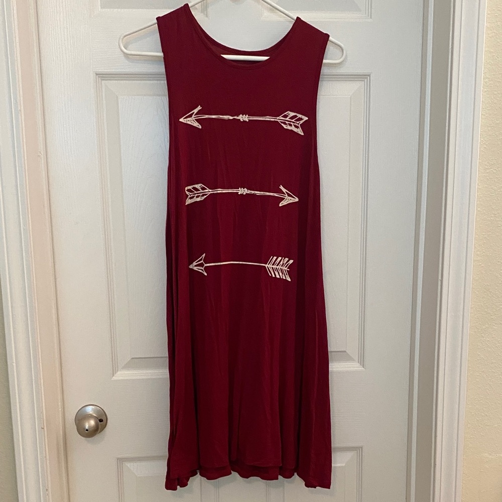 Florida State Fans! Sleeveless Dress with Arrow Design. Size M